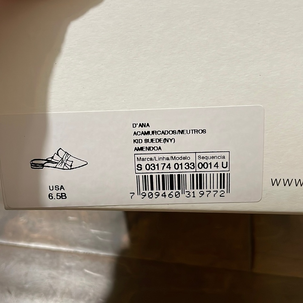 Brand new Schutz Dana mule suede 6.5M